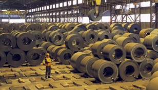 Coil warehouse, Port Kembla Steelworks